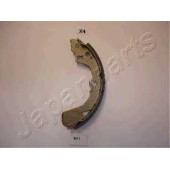 Комплект тормозных колодок задний для DAIHATSU APPLAUSE(A101,A111) / SUBARU JUSTY(JMA,MS) / SUZUKI BALENO(EG), LIANA(ER), SWIFT(AH,AJ,EA,MA) <b>JAPANPARTS GF-811AF</b>