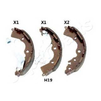 Комплект тормозных колодок задний для HYUNDAI ACCENT(MC) / KIA PRIDE(DA), RIO(JB) <b>JAPANPARTS GF-H19AF</b>