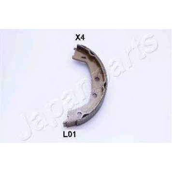 Комплект колодок стояночной тормозной системы JAPANPARTS GF-L01AF
