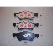 Колодки тормозные дисковые передний для CHRYSLER VOYAGER(RG,RS) <b>JAPANPARTS PA-002AF</b>