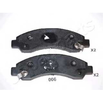 Колодки тормозные дисковые передний <b>JAPANPARTS PA-006AF</b>