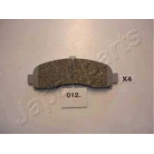 Колодки тормозные дисковые передний для NISSAN MICRA(K11) <b>JAPANPARTS PA-012AF</b>