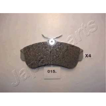 Колодки тормозные дисковые передний для NISSAN ALMERA(N16), PRIMERA(P10,P11,W10) <b>JAPANPARTS PA-015AF</b>