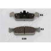 Колодки тормозные дисковые передний <b>JAPANPARTS PA-039AF</b>