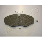 Колодки тормозные дисковые передний для NISSAN PRIMASTAR(X83) <b>JAPANPARTS PA-109AF</b>