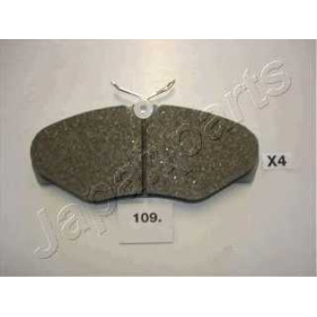 Колодки тормозные дисковые передний для NISSAN PRIMASTAR(X83) <b>JAPANPARTS PA-109AF</b>