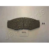 Колодки тормозные дисковые передний для NISSAN BLUEBIRD, PICKUP, PRAIRIE, SERENA, SILVIA, VANETTE <b>JAPANPARTS PA-111AF</b>