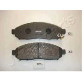 Колодки тормозные дисковые передний для NISSAN NAVARA(D40), PATHFINDER(R51) <b>JAPANPARTS PA-121AF</b>