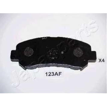 Колодки тормозные дисковые передний для INFINITI EX, FX, G, M35, M45 / NISSAN 350 Z, CEFIRO, ELGRAND, MURANO, QASHQAI, TEANA, X-TRAIL / RENAULT KOLEOS / SUZUKI KIZASHI <b>JAPANPARTS PA-123AF</b>