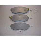 Колодки тормозные дисковые передний для NISSAN 200 SX(S13), PRAIRIE(M11), PRIMERA(W10) <b>JAPANPARTS PA-142AF</b>