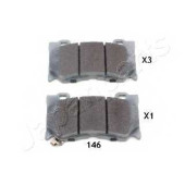 Колодки тормозные дисковые передний для INFINITI FX / NISSAN 370 Z(Z34) <b>JAPANPARTS PA-146AF</b>