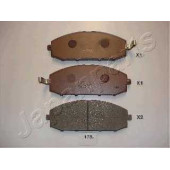 Колодки тормозные дисковые передний для NISSAN PATROL GR(Y61) <b>JAPANPARTS PA-178AF</b>