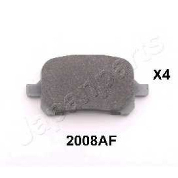 Колодки тормозные дисковые для TOYOTA CAMRY(#CV2#,#XV2#), PREVIA(ACR3#,CLR3#,MCR3#) <b>JAPANPARTS PA-2008AF</b>