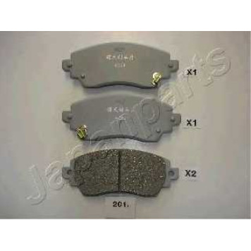 Колодки тормозные дисковые передний для TOYOTA COROLLA(##E11#,#E11#) <b>JAPANPARTS PA-201AF</b>