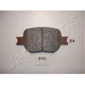 Колодки тормозные дисковые передний для TOYOTA CELICA(ZZT23#), COROLLA(##E11#,CDE12#,ZDE12#) <b>JAPANPARTS PA-212AF</b>