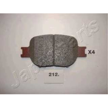 Колодки тормозные дисковые передний для TOYOTA CELICA(ZZT23#), COROLLA(##E11#,CDE12#,ZDE12#) <b>JAPANPARTS PA-212AF</b>