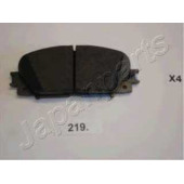 Колодки тормозные дисковые передний для LEXUS CT(ZWA1#) / TOYOTA IQ(KGJ1#, KPJ1#, NGJ1#, NUJ1#), PRIUS(ZVW3#), YARIS(KSP9#, NCP9#, NSP9#, SCP9#, ZSP9#) <b>JAPANPARTS PA-219AF</b>