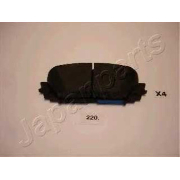 Колодки тормозные дисковые передний для TOYOTA YARIS(KSP9#, NCP9#, NSP9#, SCP9#, ZSP9#) <b>JAPANPARTS PA-220AF</b>