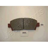 Колодки тормозные дисковые передний для TOYOTA AVENSIS(#T22#), CARINA E(#T19#), MR(SW2#) <b>JAPANPARTS PA-263AF</b>