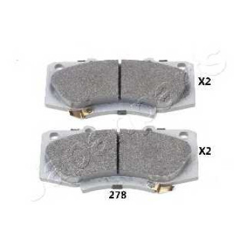 Колодки тормозные дисковые передний для TOYOTA HILUX(GGN#,KUN#,LAN#,TGN#) <b>JAPANPARTS PA-278AF</b>