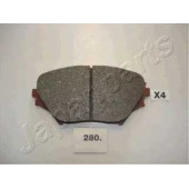 Колодки тормозные дисковые передний для TOYOTA RAV 4(ACA2#,CLA2#,XA2#,ZCA2#) <b>JAPANPARTS PA-280AF</b>