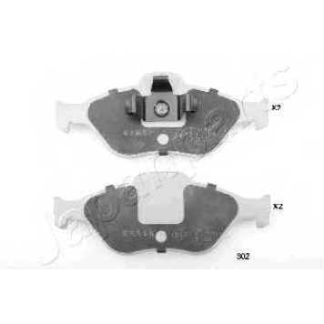 Колодки тормозные дисковые передний для MAZDA 2(DY) <b>JAPANPARTS PA-302AF</b>