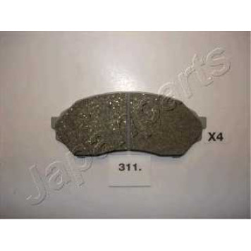 Колодки тормозные дисковые передний для MAZDA 323 F(BJ), FAMILIA(BJ) <b>JAPANPARTS PA-311AF</b>