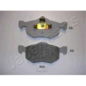 Колодки тормозные дисковые передний для MAZDA TRIBUTE(EP) <b>JAPANPARTS PA-322AF</b>