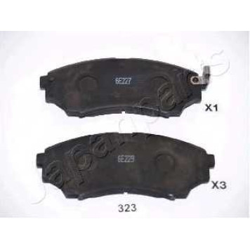Колодки тормозные дисковые передний для FORD RANGER(ES,ET) / MAZDA B-SERIE(UN), BT-50(CD,UN) <b>JAPANPARTS PA-323AF</b>