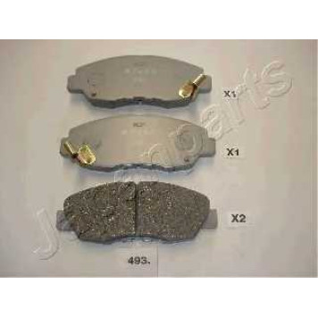 Колодки тормозные дисковые передний для HONDA ACCORD(CB,CC,CD,CE,CF), PRELUDE(BB) <b>JAPANPARTS PA-493AF</b>