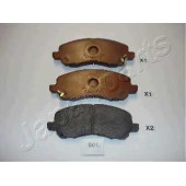 Колодки тормозные дисковые передний для MITSUBISHI ASX(GA#W#), GALANT(EA#), LANCER(CS#A, CS#W, CT0, CX#A, CY/Z#A), OUTLANDER(CW#W, GF#W, GG#W, ZJ) <b>JAPANPARTS PA-501AF</b>