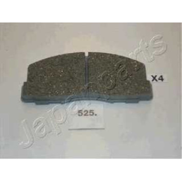 Колодки тормозные дисковые передний для MITSUBISHI COLT, CORDIA, GALANT, LANCER, SPACE, TREDIA <b>JAPANPARTS PA-525AF</b>