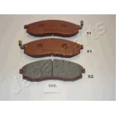 Колодки тормозные дисковые передний для MITSUBISHI L 200(K6#T,K7#T) <b>JAPANPARTS PA-582AF</b>