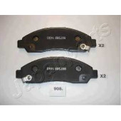 Колодки тормозные дисковые передний для ISUZU D-MAX(8DH) <b>JAPANPARTS PA-908AF</b>