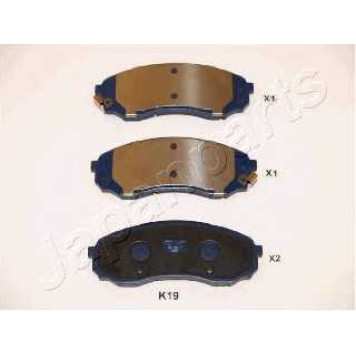 Колодки торм.пер. JAPANPARTS PA-K19AF