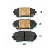 Колодки тормозные дисковые передний для KIA PICANTO(TA) <b>JAPANPARTS PA-K23AF</b>