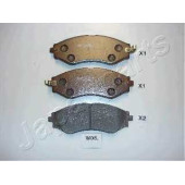 Колодки тормозные дисковые передний для CHEVROLET EVANDA, LACETTI, NUBIRA, REZZO / DAEWOO EVANDA, LACETTI, LEGANZA, NUBIRA, REZZO <b>JAPANPARTS PA-W05AF</b>