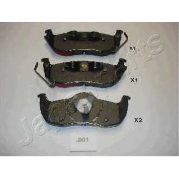 Колодки тормозные дисковые задний для JEEP COMMANDER(XK), GRAND CHEROKEE(WG,WH,WJ,WK) <b>JAPANPARTS PP-001AF</b>