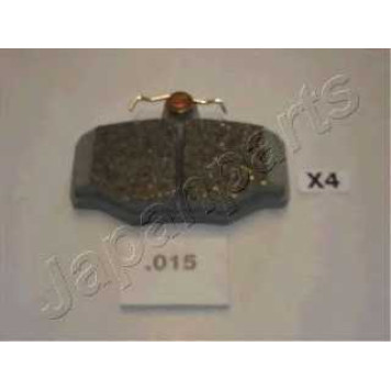 Колодки тормозные дисковые задний для NISSAN ALMERA TINO(V10), ALMERA(N16), PRIMERA(P10,P11,W10,WP11) <b>JAPANPARTS PP-015AF</b>