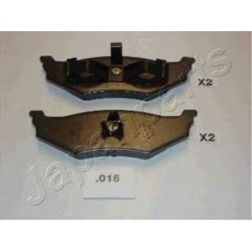 Колодки тормозные дисковые задний для CHRYSLER 300 M(LR), NEON(PL), PT CRUISER(PT#), SEBRING(JR), STRATUS(JA,JX) <b>JAPANPARTS PP-016AF</b>