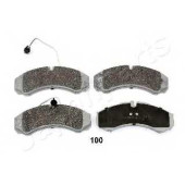 Колодки тормозные дисковые задний для NISSAN ATLEON, CABSTAR <b>JAPANPARTS PP-100AF</b>