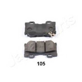 Колодки тормозные дисковые задний для INFINITI FX, G / NISSAN 370 Z(Z34) <b>JAPANPARTS PP-105AF</b>