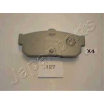 Колодки тормозные дисковые задний для INFINITI I30 / NISSAN 100 NX(B13), ALMERA(N15), MAXIMA QX(A32), MAXIMA(A32), PRIMERA(WP11), PULSAR(N14) <b>JAPANPARTS PP-127AF</b>