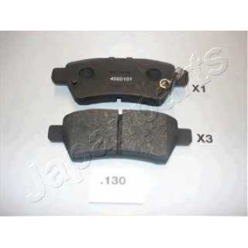 Колодки тормозные дисковые задний для NISSAN NAVARA(D40), PATHFINDER(R51) <b>JAPANPARTS PP-130AF</b>