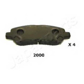 Колодки тормозные дисковые задний для TOYOTA KLUGER(#ASU4#,#GSU4#,#MHU4#) <b>JAPANPARTS PP-2000AF</b>