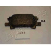 Колодки тормозные дисковые задний для LEXUS RX(GSU3#,MCU3#,MHU3#) <b>JAPANPARTS PP-211AF</b>