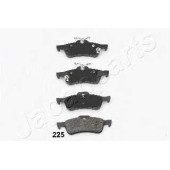 Колодки тормозные дисковые задний для HONDA CIVIC(FK) / TOYOTA YARIS(KSP13#, KSP9#, NCP13#, NCP9#, NHP13#, NLP13#, NSP13#, NSP9#, SCP9#, ZSP9#) <b>JAPANPARTS PP-225AF</b>