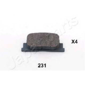 Колодки тормозные дисковые задний для TOYOTA PRIUS(NHW20#) <b>JAPANPARTS PP-231AF</b>