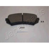 Колодки тормозные дисковые задний для TOYOTA CAMRY(#XV3#,ACV3#,MCV3#), LAND CRUISER 100(FZJ1#,UZJ1#) <b>JAPANPARTS PP-259AF</b>