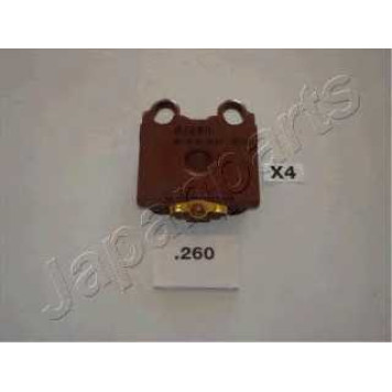 Колодки тормозные дисковые задний для LEXUS GS, IS SportCross, IS, SC / TOYOTA ALTEZZA GITA, ALTEZZA, ARISTO, CELSIOR <b>JAPANPARTS PP-260AF</b>